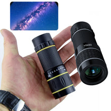 Load image into Gallery viewer, Outdoor Portable 10*22 Monocular Telescope Low Light Night Vision High Power HD Children's Telescope