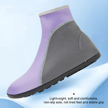 Load image into Gallery viewer, 1Pair Color-Matching High-Top Beach Shoes With Zipper Non-Slip Breathable High-Elastic Diving Surfing Shoes