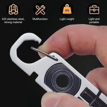 Load image into Gallery viewer, Multifunctional Tools Outdoor Survival Cycling Wrench Screwdriver Bottle Opener Crowbar EDC Combination Card