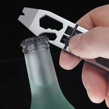 Load image into Gallery viewer, Multifunctional Tools Outdoor Survival Cycling Wrench Screwdriver Bottle Opener Crowbar EDC Combination Card