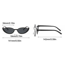Load image into Gallery viewer, 1PC Retro Half Frame Cat-Eye Sunglasses Outdoor Ultra Light Sun Protection Fashion Sunglasses