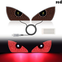 Load image into Gallery viewer, 2Pcs Car LED Eyes Decorative Light Rear Window Warning Light Red Devil Eye Atmosphere Light Auto Decoration Accessories