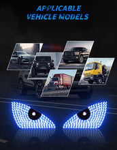 Load image into Gallery viewer, 2Pcs Car LED Eyes Decorative Light Rear Window Warning Light Red Devil Eye Atmosphere Light Auto Decoration Accessories