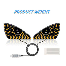Load image into Gallery viewer, 2Pcs Car LED Eyes Decorative Light Rear Window Warning Light Red Devil Eye Atmosphere Light Auto Decoration Accessories