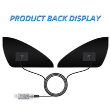 Load image into Gallery viewer, 2Pcs Car LED Eyes Decorative Light Rear Window Warning Light Red Devil Eye Atmosphere Light Auto Decoration Accessories
