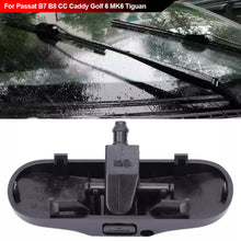 Load image into Gallery viewer, 2Pcs Car Front Windshield Glass Washer Wiper Water Spray Nozzles for Passat B6 B7 CC Caddy Golf 6 MK6 MK5 Tiguan Audi A1 A3 A4 A5 A6 A7 A8 Q3 Q5 Q7