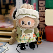 Load image into Gallery viewer, Miniature Rustic Overall Set for 17cm Labubu Dolls Cute DIY Doll Clothes Fashion Accessories Lovely Outfit Gifts for Girls Friends