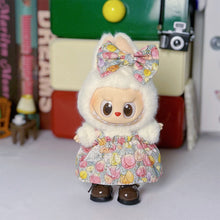 Load image into Gallery viewer, Miniature Dress Bow Suit for 17cm Labubu Dolls Cute DIY Doll Clothes Fashion Accessories Lovely Outfit Gifts for Girls Friends