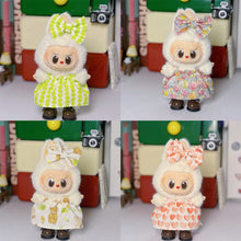 Load image into Gallery viewer, Miniature Dress Bow Suit for 17cm Labubu Dolls Cute DIY Doll Clothes Fashion Accessories Lovely Outfit Gifts for Girls Friends