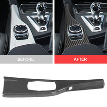 Load image into Gallery viewer, Carbon Fiber Car Multimedia Button Panel Trim Cover Performance Car Accessories For BMW 3 4 Series 3GT Only For Right Hand Driver
