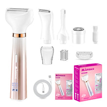 Load image into Gallery viewer, 4In1 Advanced Digital Display Electric Epilator Razors for Sensitive Skin Bikini Trimmer Face Shavers Hair Removal Waterproof For Lady