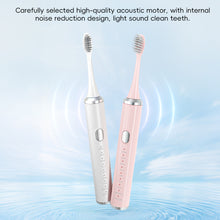 Load image into Gallery viewer, USB Charging Sonic Vibration Adult Electric Toothbrush USB Charging Smart Toothbrush 8 Modes Replaceable Brush Head Oral Care