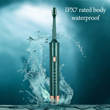 Load image into Gallery viewer, Sonic Electric Adult Toothbrush Battery Life 35 Day USB Rechargeable IPX7 Waterproof Toothbrushes High Frequency Cleaning 6 Cleaning Modes