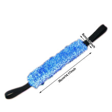 Load image into Gallery viewer, Car Wheel Wash Towel Tires Wiping Towel Wheel Hub Cleaning Rag Long Strap Tires Detailing For Automotive Cars Maintenance
