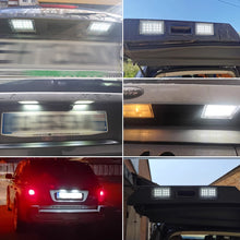 Load image into Gallery viewer, 1PC/2Pcs Car LED License Plate Lights Number Plate Lamp Replacement Canbus Error Free Car 12V Light For Land Rover Discovery Freelander LR2 LR3 LR4