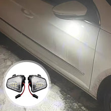 Load image into Gallery viewer, 2Pcs Car LED Side Rearview Mirror Floor Ground Lamp Puddle Welcome Light For VW Passat B7 CC Scirocco Jetta MK6 EOS Beetle R