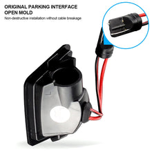Load image into Gallery viewer, 2Pcs Car LED Front Under Mirror Lamp Puddle Light For Volvo V40 V50 C30 C70 S40 S60 S80 V50 V70 XC70 XC90 Jaguar XJ XF XK/XKR XE