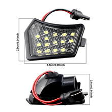 Load image into Gallery viewer, 2Pcs Car LED Front Under Mirror Lamp Puddle Light For Volvo V40 V50 C30 C70 S40 S60 S80 V50 V70 XC70 XC90 Jaguar XJ XF XK/XKR XE