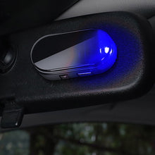 Load image into Gallery viewer, LED Car Solar Energy Wireless Anti-Theft Warning Light Caution Lamp Alarm Fake Anti-theft Flashing Decorative Light