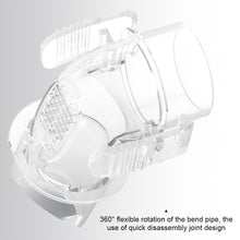 Load image into Gallery viewer, Respirator Oral and Nasal Mask Silicone Home Sleep Respirator Resmile Respirator Universal Headband Accessories Nasal Mask