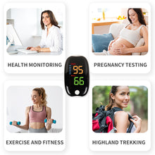 Load image into Gallery viewer, Finger Pulse Oximeter Finger Clip Heartbeat Pulse Oximeter Portable Heart Rate Spo Heart Rate Meter Monitor Without Battery