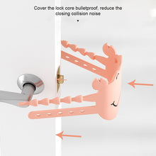 Load image into Gallery viewer, Door Closing Buffer Silent Lock Sleeve Bedroom Door Loose Not Tightly Attached Door Clip Pad Room To Prevent Wind Blowing Door Noise Pad