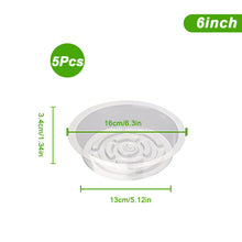 Load image into Gallery viewer, Transparent Thickened PET Circular Flowerpot Tray Water Tray Flower Tray Cushion Base