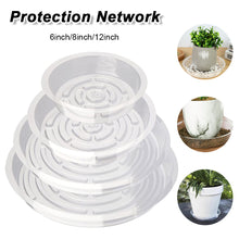 Load image into Gallery viewer, Transparent Thickened PET Circular Flowerpot Tray Water Tray Flower Tray Cushion Base