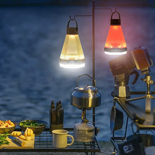 Load image into Gallery viewer, Portable Camping Light Portable LED Camping Light Outdoor Atmosphere Light Rechargeable Hanging Light
