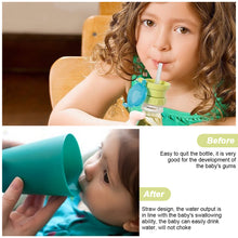Load image into Gallery viewer, Children's Mineral Water Straw Cover Portable Drinking Tool Anti Choking Water Bottle Cover Water Bottle Conversion Nozzle Cap