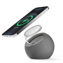 Load image into Gallery viewer, Ball Shape Magnetic Silicone Charging Desk Holder Stand for Magsafe IPhone 13 14 Pro Macsafe Charger Dock Station Accessories