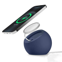 Load image into Gallery viewer, Ball Shape Magnetic Silicone Charging Desk Holder Stand for Magsafe IPhone 13 14 Pro Macsafe Charger Dock Station Accessories