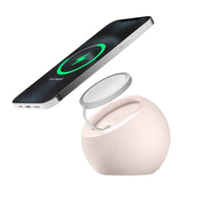 Load image into Gallery viewer, Ball Shape Magnetic Silicone Charging Desk Holder Stand for Magsafe IPhone 13 14 Pro Macsafe Charger Dock Station Accessories