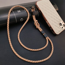 Load image into Gallery viewer, Long Mobile Phone Lanyard Necklace Dual-use Lanyard Cell Phone Wrist Hand Strap Cord Smartphone Shoulder Phone Chain Key Strap