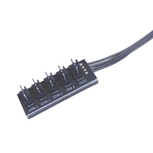 Load image into Gallery viewer, 1 to 5/4 Way PWM Fan Hub PC CPU Cooling 4 PIN/3PIN Fan Power Cable Hub Splitter Adapter Desktop Computer Cooler Case Fan