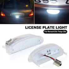 Load image into Gallery viewer, LED Car Number License Plate Light Lamp DC 12V 18W 18SMD 1156 Light for Renault Clio Twigo Zlio
