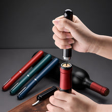 Load image into Gallery viewer, 2in1 Portable Air Pump Wine Bottle Opener with Foil Cutter Wine Corkscrew Wine Air Pressure Corkscrew Cork Remover