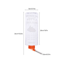 Load image into Gallery viewer, 1000ml Pets Hamster Water Drinking Bottle Plastic Golden Hamster Rabbit Small Pet Dispenser Cage Hangable Water Bottle