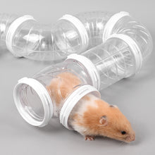 Load image into Gallery viewer, 5.5cm Dia Hamster Toy Maze DIY Remodeled Cage External Tubes Tunnel Set Sports U Pipe Hamster Accessories Pipeline Supplies