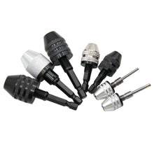 Load image into Gallery viewer, Quick Change Keyless Drill Bit Chuck Hex Shank Adapter Converter Tool Electric Micro Motor Clamp Chuck Grinder Drill Chuck