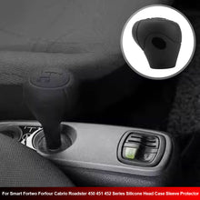 Load image into Gallery viewer, Silicone Car Gear Shift Collar Knob Cover Head Case Sleeve Protector For Smart Fortwo Forfour Cabrio Roadster 450 451 452 Series