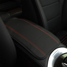 Load image into Gallery viewer, Universal Car Interior Center Console Armrest Pad PU Leather Auto Armrest Console Cover Box Mat Auto Armrests Storage Box Mats