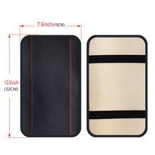 Load image into Gallery viewer, Universal Car Interior Center Console Armrest Pad PU Leather Auto Armrest Console Cover Box Mat Auto Armrests Storage Box Mats