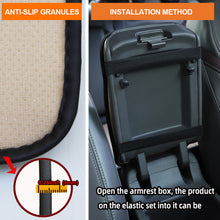 Load image into Gallery viewer, Universal Car Interior Center Console Armrest Pad PU Leather Auto Armrest Console Cover Box Mat Auto Armrests Storage Box Mats