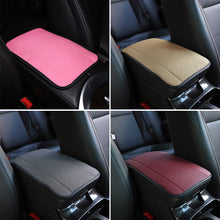 Load image into Gallery viewer, Universal Car Interior Center Console Armrest Pad PU Leather Auto Armrest Console Cover Box Mat Auto Armrests Storage Box Mats
