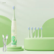 Load image into Gallery viewer, Sonic Soft Hair Children Electric Toothbrush Long Endurance Anti-tooth Cavity USB Charging Automatic Waterproof Oral Care Cartoon Baby Boy Girls Gift