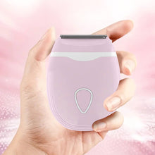 Load image into Gallery viewer, Portable Electric Epilator 3IN1 Three Knife Heads Battery Hair Removal Shaver Wet/Dry Underarms Bikinis Arms For Woman Lady Gift Personal Care