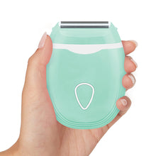 Load image into Gallery viewer, Portable Electric Epilator 3IN1 Three Knife Heads Battery Hair Removal Shaver Wet/Dry Underarms Bikinis Arms For Woman Lady Gift Personal Care