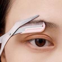 Load image into Gallery viewer, Safety For Beginners Eyebrow Trimmer Set Portable Eyebrow Scraper Eyebrow Clip Eyebrow Trimming Tool Set Makeup Beauty Tools