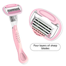 Load image into Gallery viewer, Manual Shaving Knife Women's Private Razor Armpit Bikini Body Hair Five-layer Hair Remover Shaving Knife Epilator Newbie Friendly